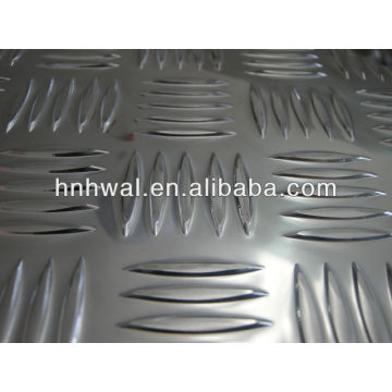 Mirror Five Bars Chequered Aluminum Sheet/coil For Tread Plate